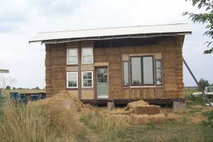 Straw Bale House Construction Dancing Rabbit Ecovillage