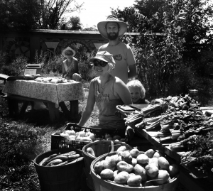 Sunday Village Markets are Flourishing at Dancing Rabbit. Photo by Katherine