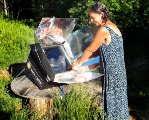 This was a great week for casserole baking in the solar oven. Photo by Dennis.