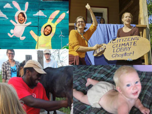 Happy rabbits, mid-wives, farm crews, and babies!