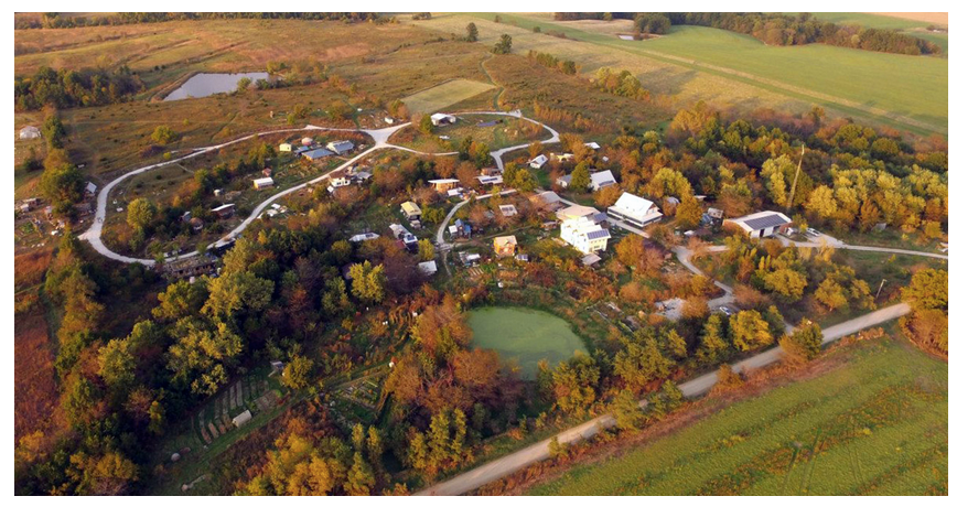 Dancing Rabbit Aerial View